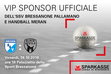 Sparkasse Day: derby pallamano 19.10.2018