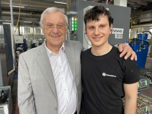 il fondatore Herbert Schmucker con il nipote Ruben