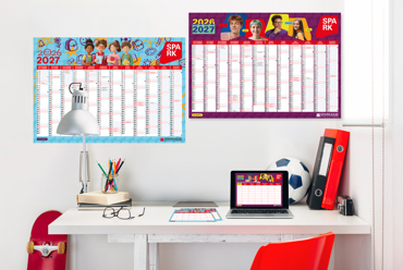 Die Schule geht los, mit dem neuen SPARK-Schulkalender und Stundenplan!