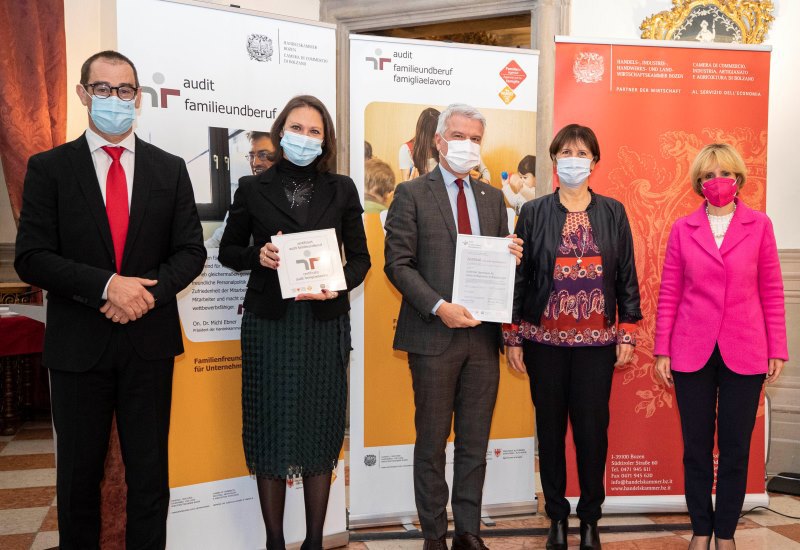 Sparkasse ottiene la certificazione “AUDIT FAMIGLIA & LAVORO”