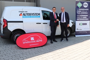 Accordo tra CNA-SHV Alto Adige Südtirol e la Cassa di Risparmio sul noleggio a lungo termine