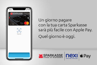Per i clienti Cassa di Risparmio è in arrivo Apple Pay