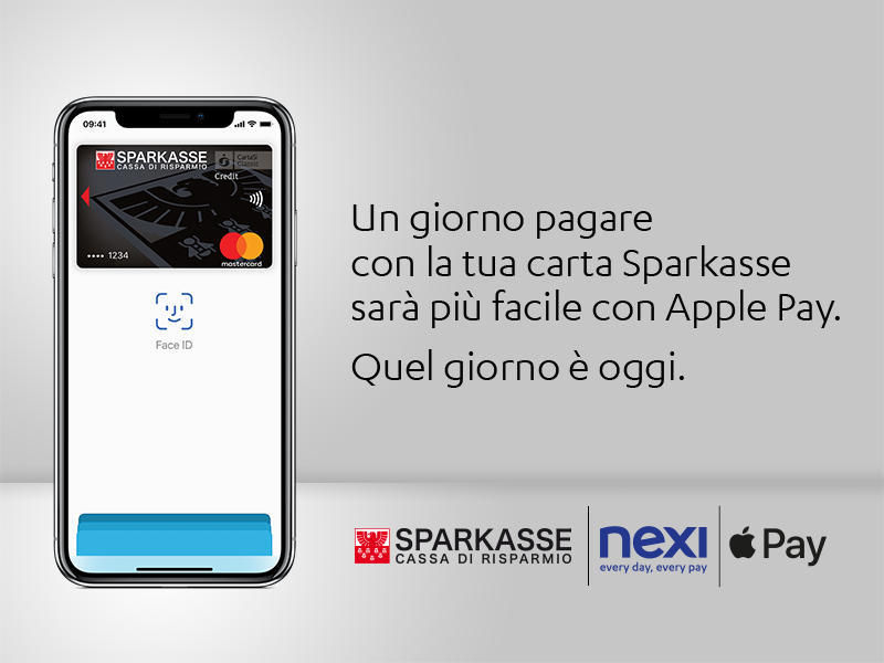 Per i clienti Cassa di Risparmio è in arrivo Apple Pay