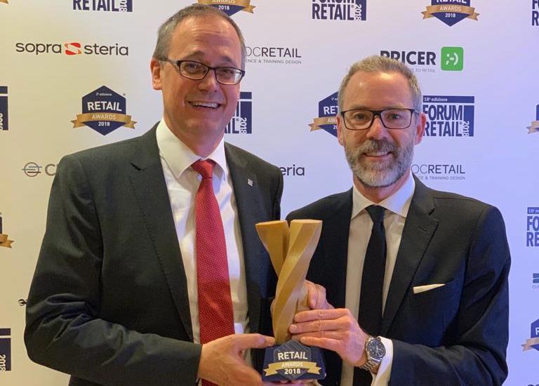 Sparkasse premiata per il progetto più innovativo nel settore Retail in Italia