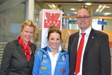 La Cassa di Risparmio si congratula con Irene Lardschneider