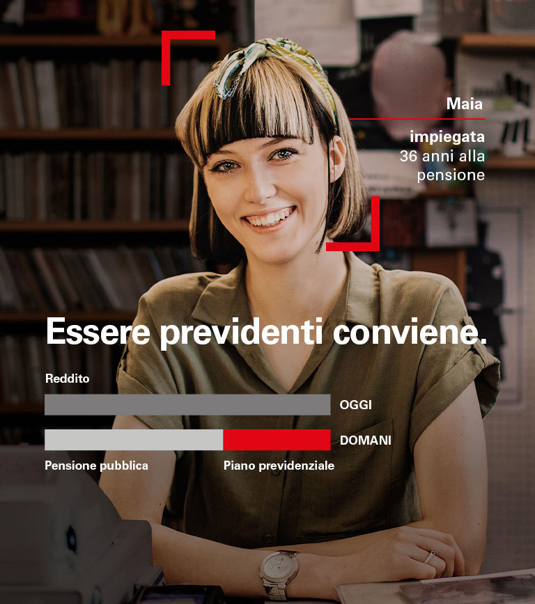 Previdenza Maia impiegata 36 anni alla pensione
