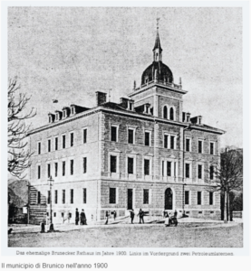 municipio Brunico anno 1900