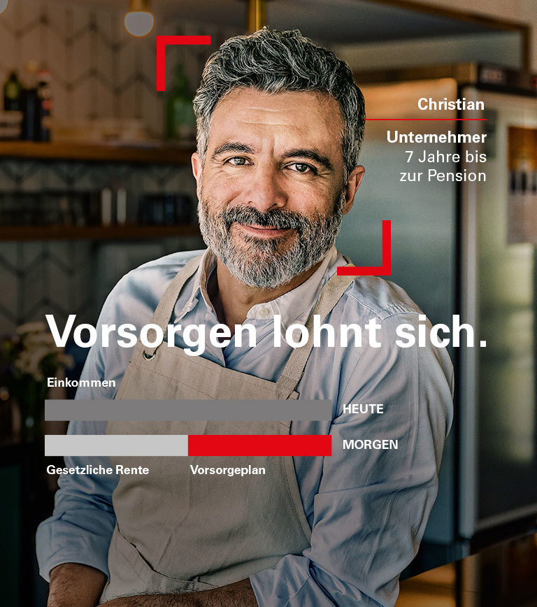 Previdenza Christin, Unternehmer, 7 Jahre bis zur Rente
