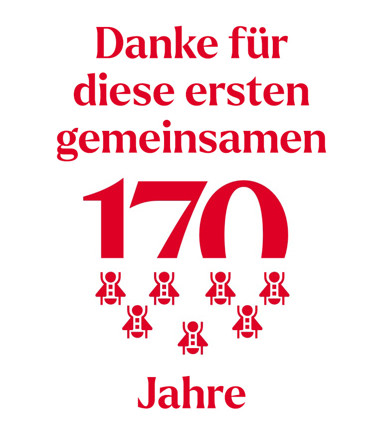 Danke für 170 Jahre gemeinsam
