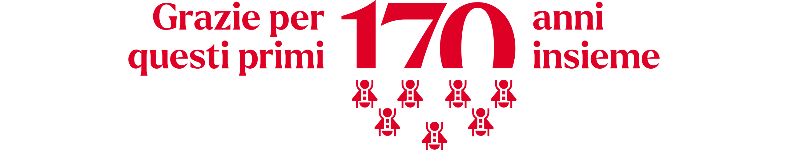 grazie per 170 anni insieme